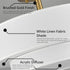 Modern LED Living Room Ceiling Lights Drum Shade, Color-Selectable